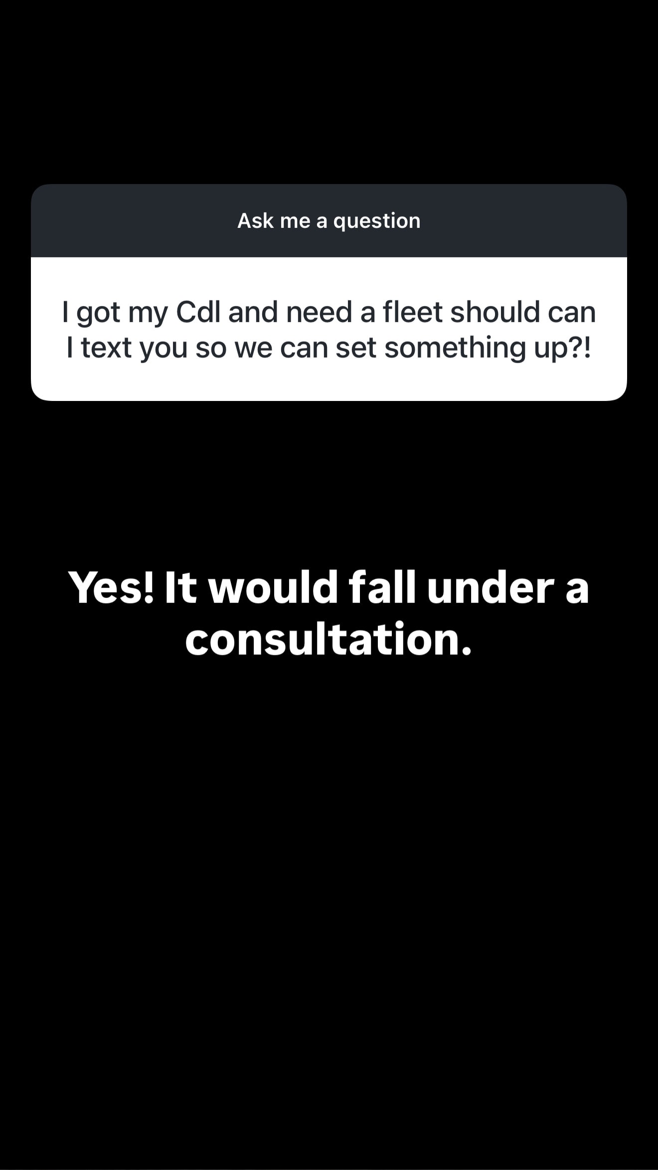 Q&A from Instagram — Lauren answering a client question