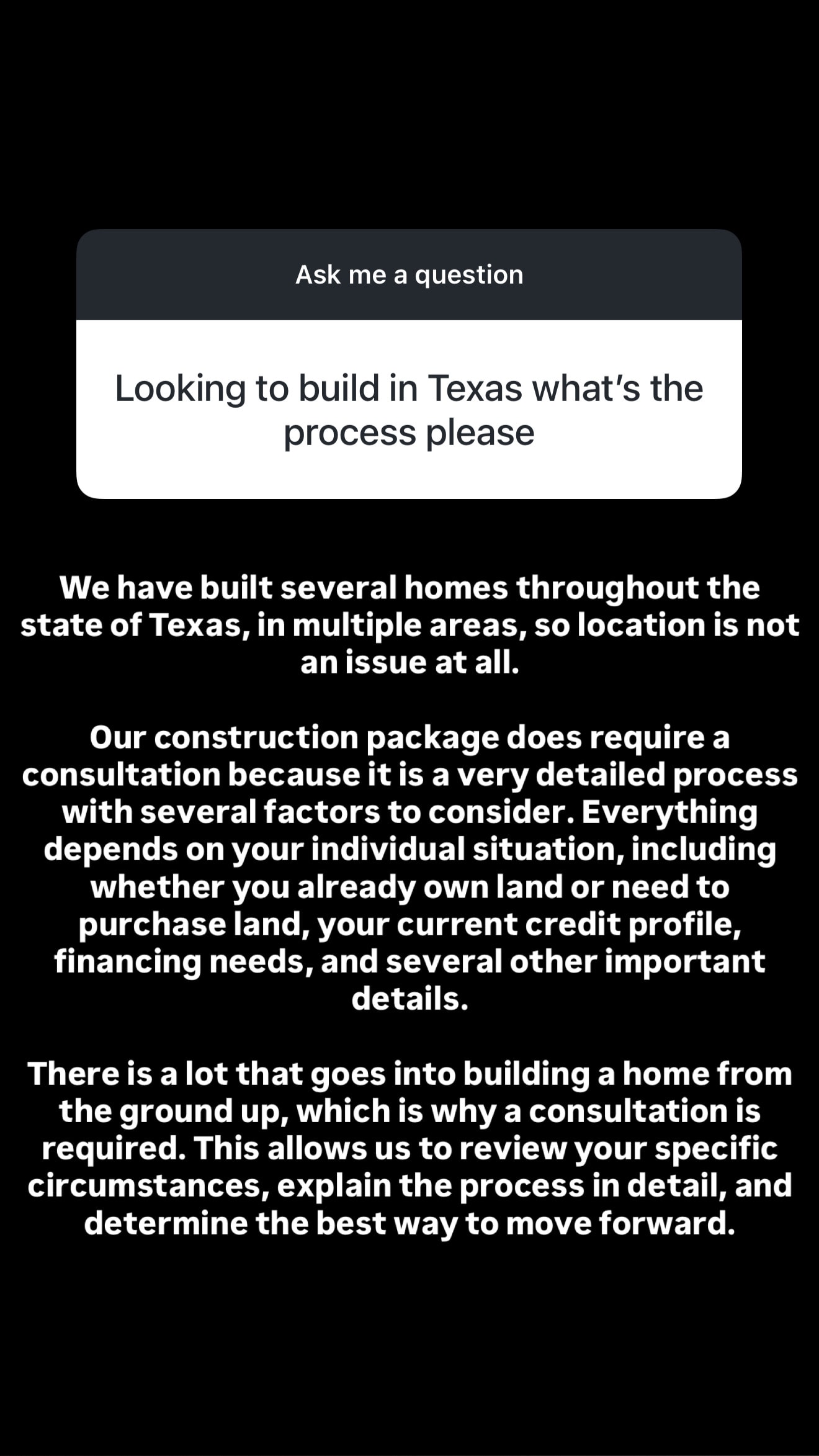 Q&A from Instagram — Lauren answering a client question