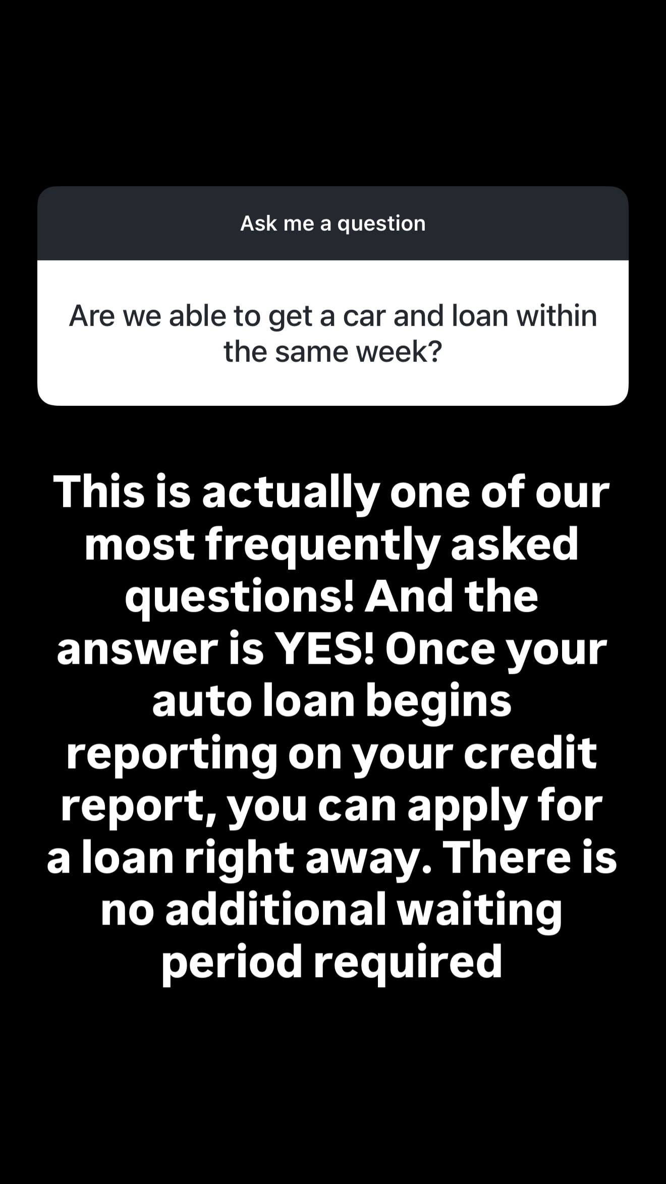 Q&A from Instagram — Lauren answering a client question