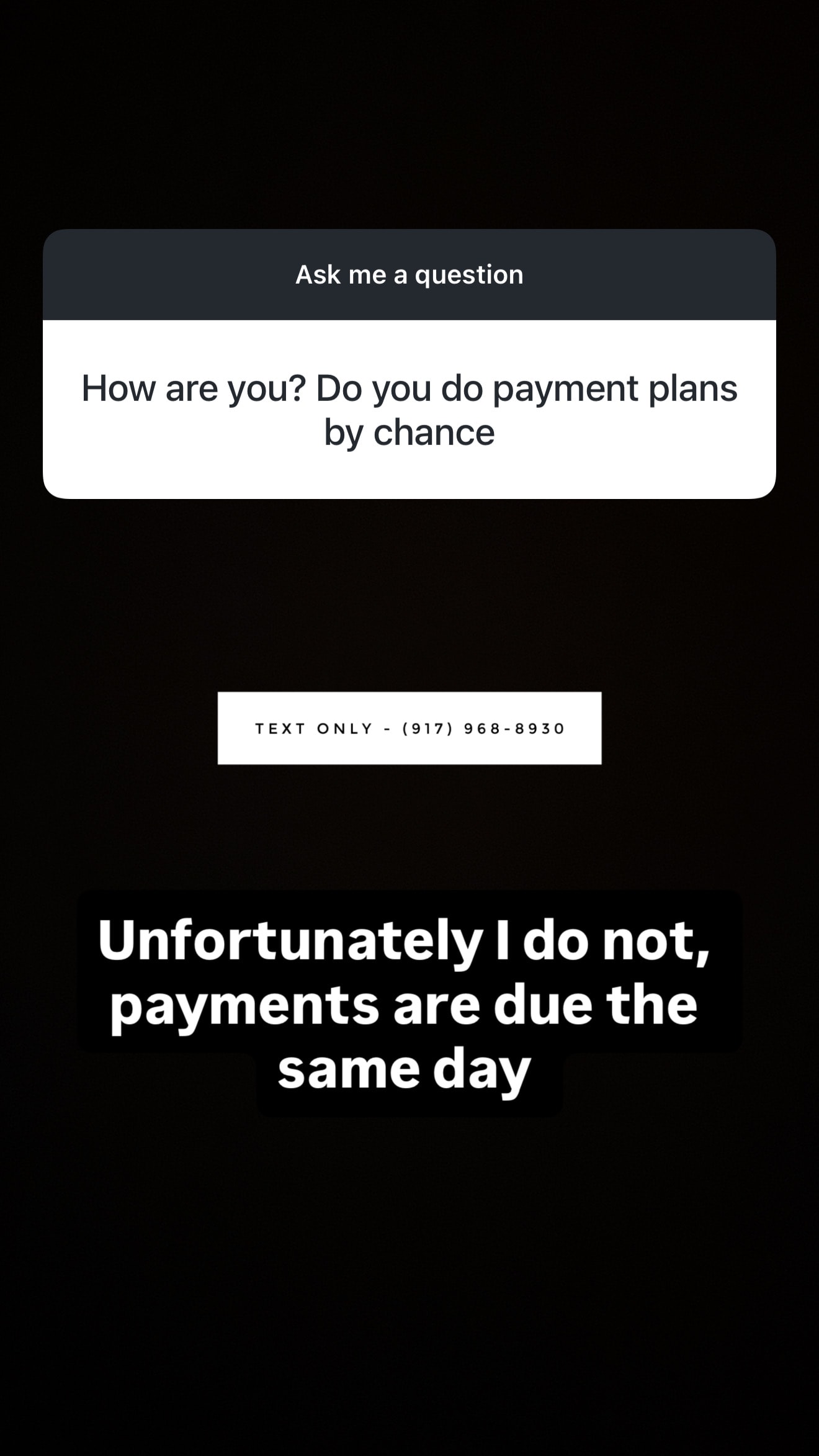 Q&A from Instagram — Lauren answering a client question