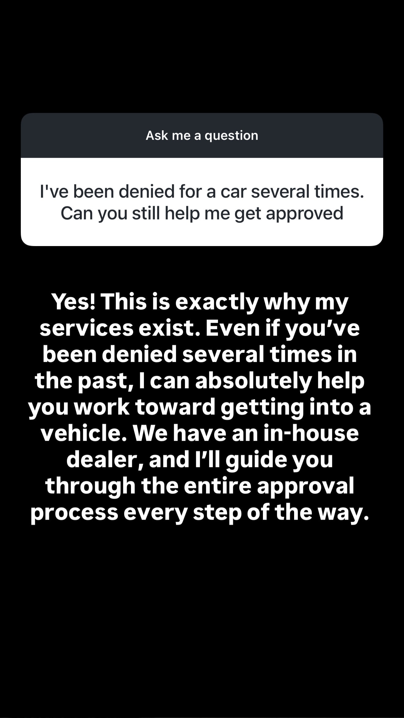 Q&A from Instagram — Lauren answering a client question