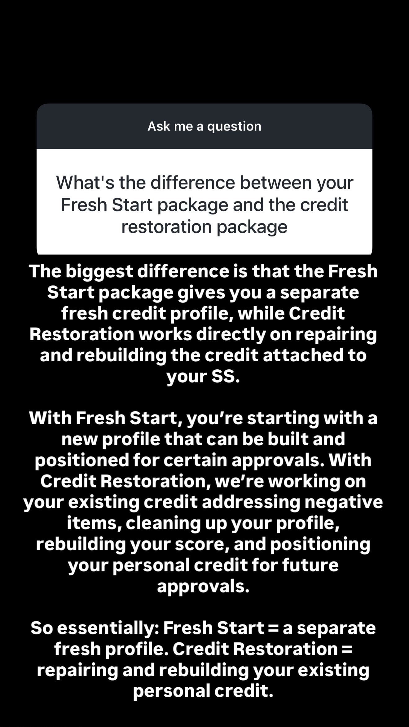 Q&A from Instagram — Lauren answering a client question