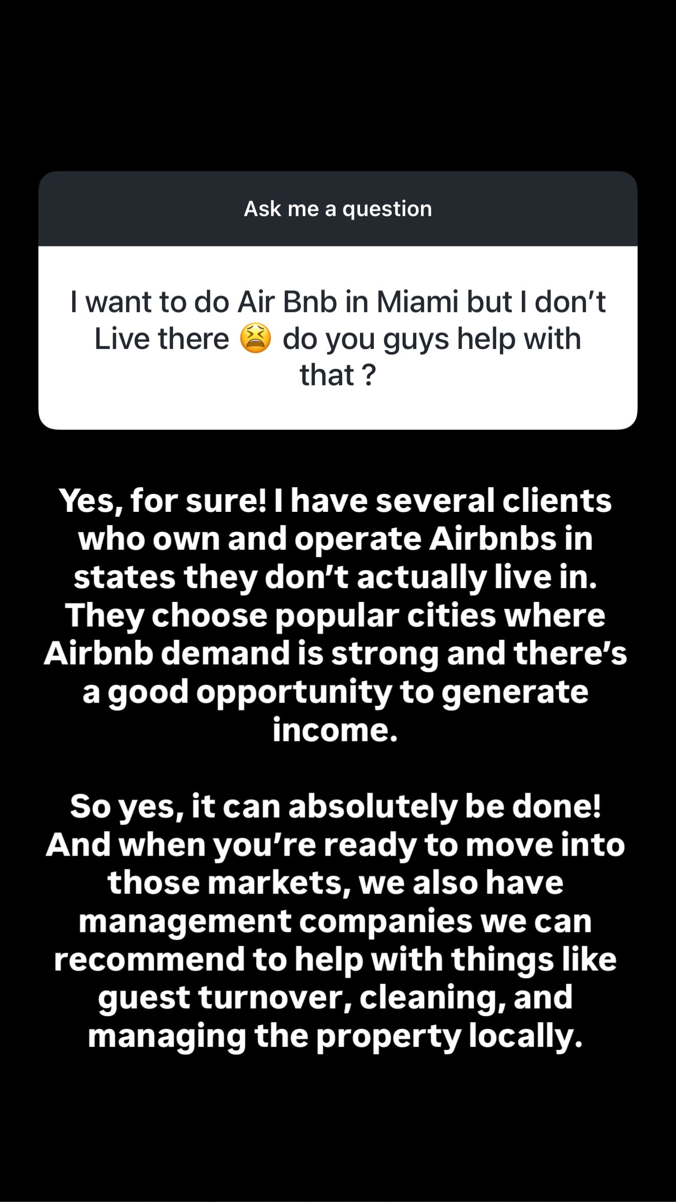 Q&A from Instagram — Lauren answering a client question